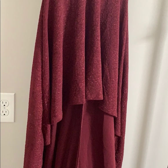 cute off the shoulder high-low semi dress - Picture 4 of 4